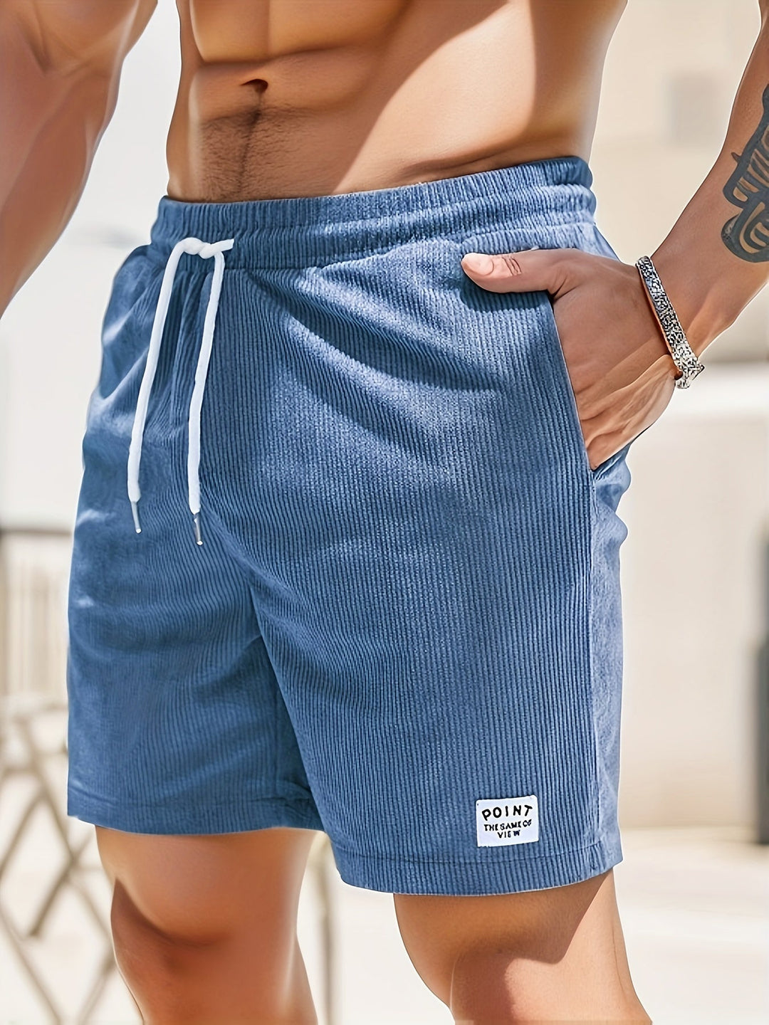 Andreas | Handcrafted Striped Shorts