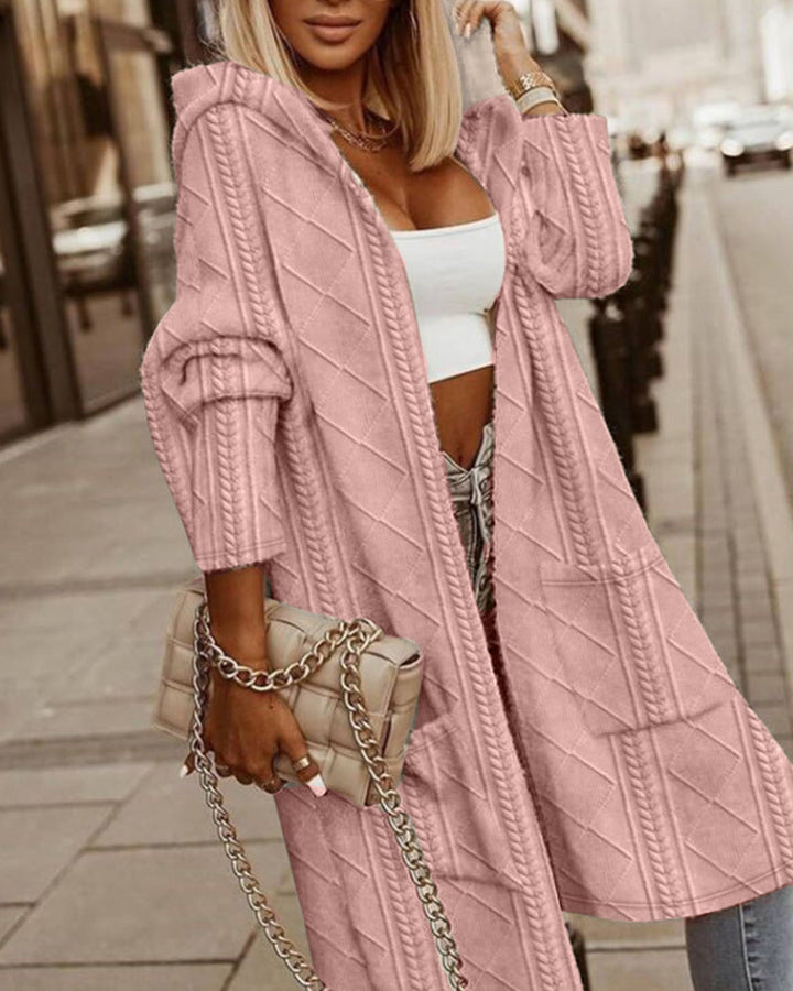 Jasmine - Long Hooded Cardigan