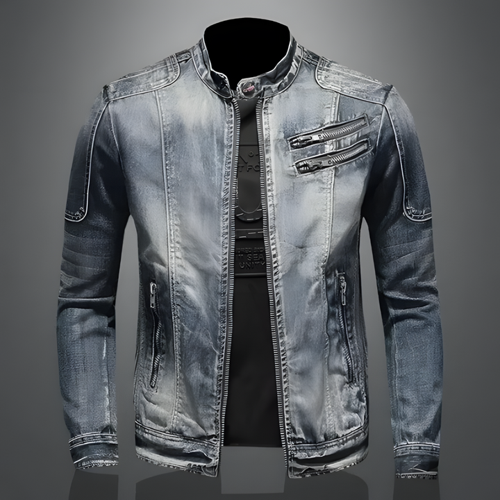 Alexo™ | Retro Denim Jacket for Men