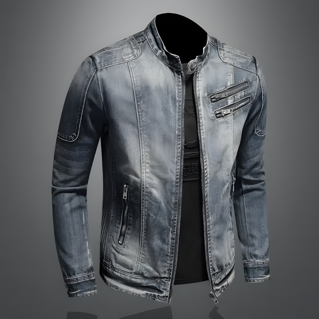 Alexo™ | Retro Denim Jacket for Men