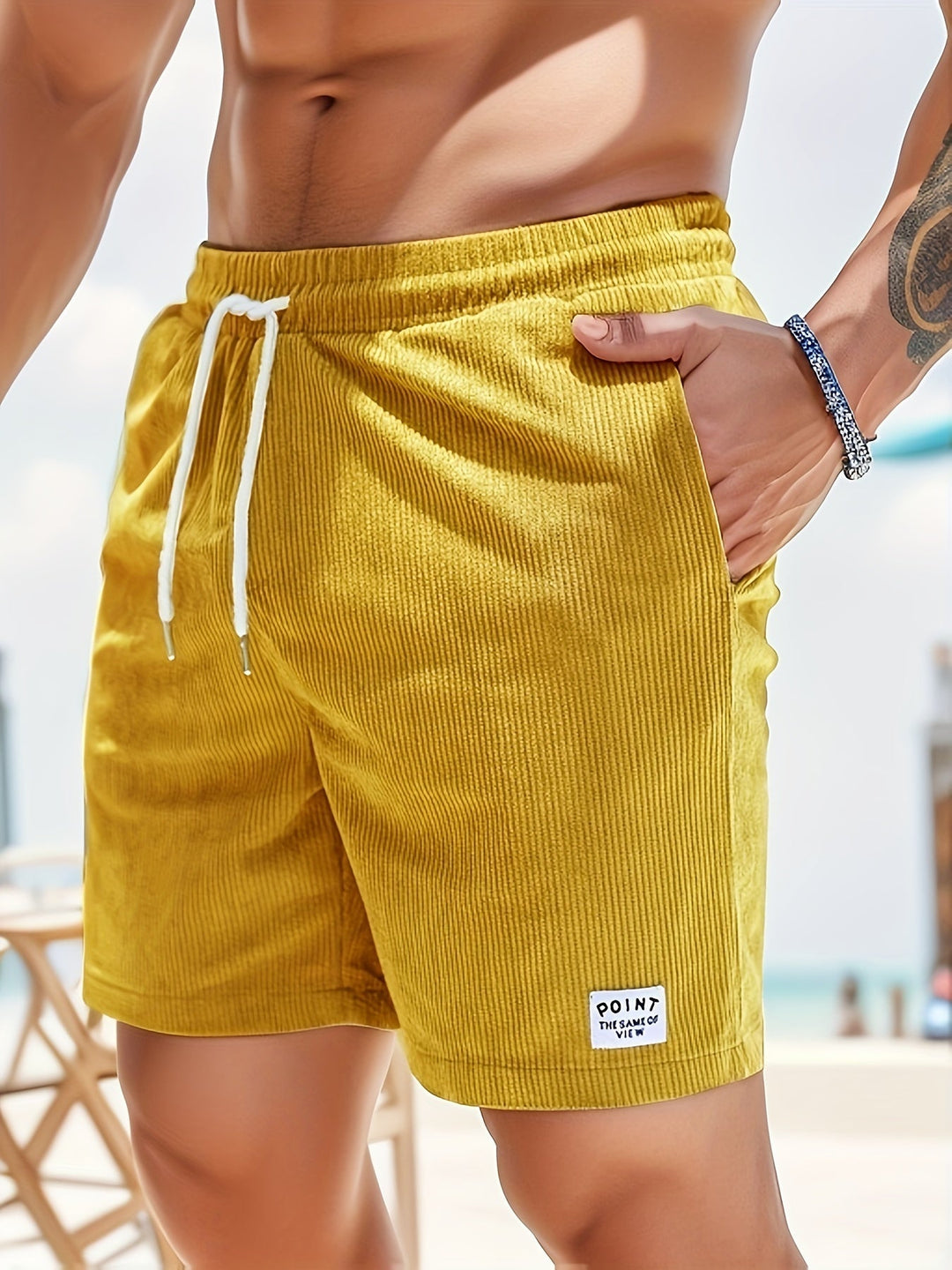 Andreas | Handcrafted Striped Shorts