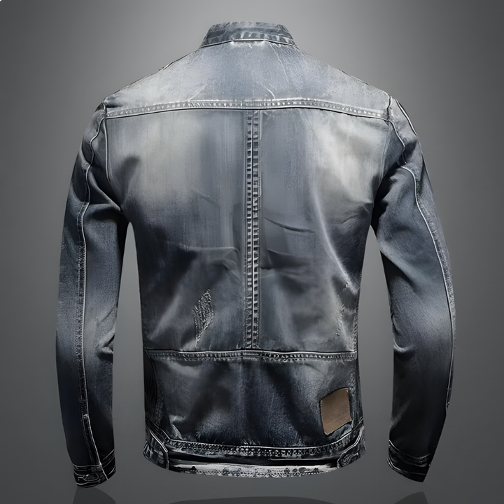 Dustin | Classic Biker Denim Jacket