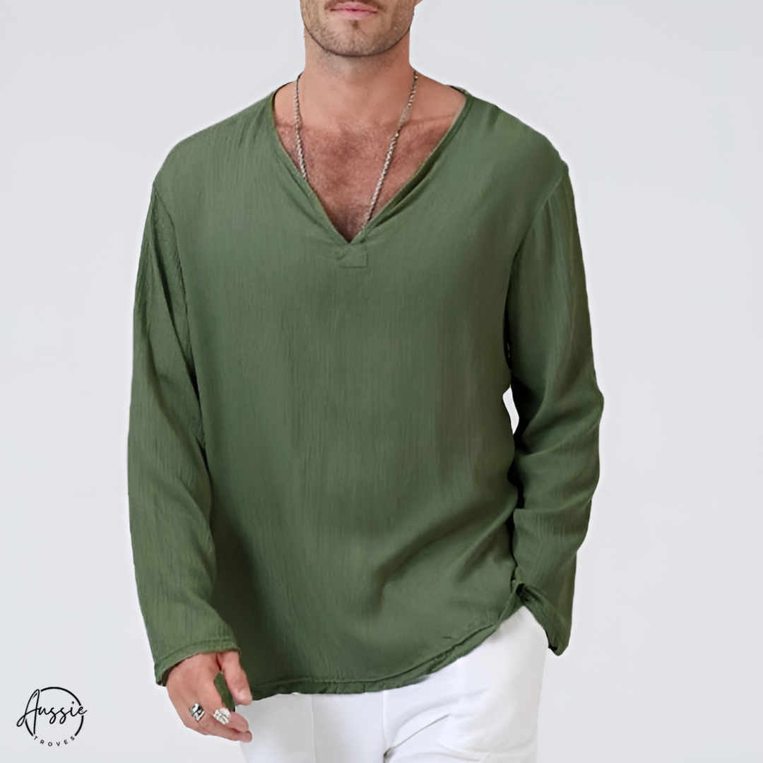 Solano | Men’s Relaxed Fit Linen Shirt