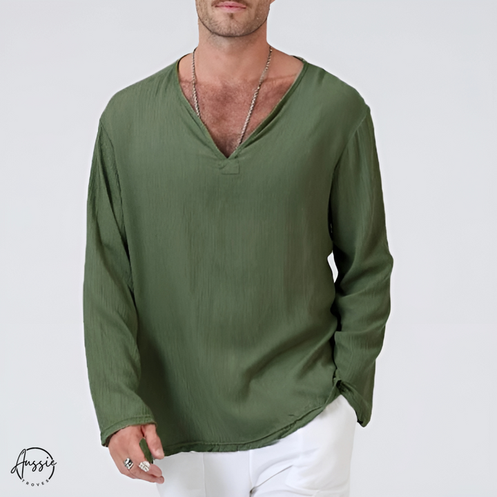 Solano | Men’s Relaxed Fit Linen Shirt