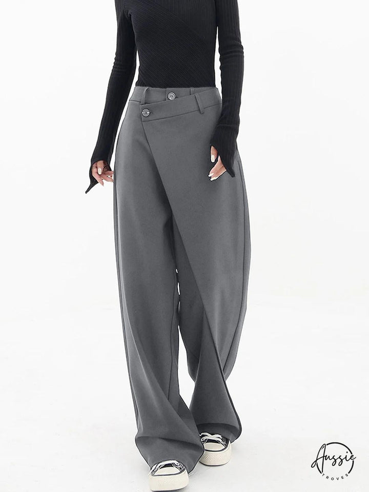 Urban Chic - Asymmetrical Baggy Pants