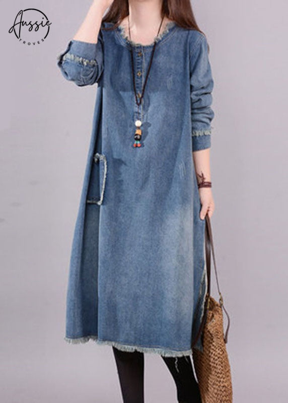 Artisan Blue Denim Dress