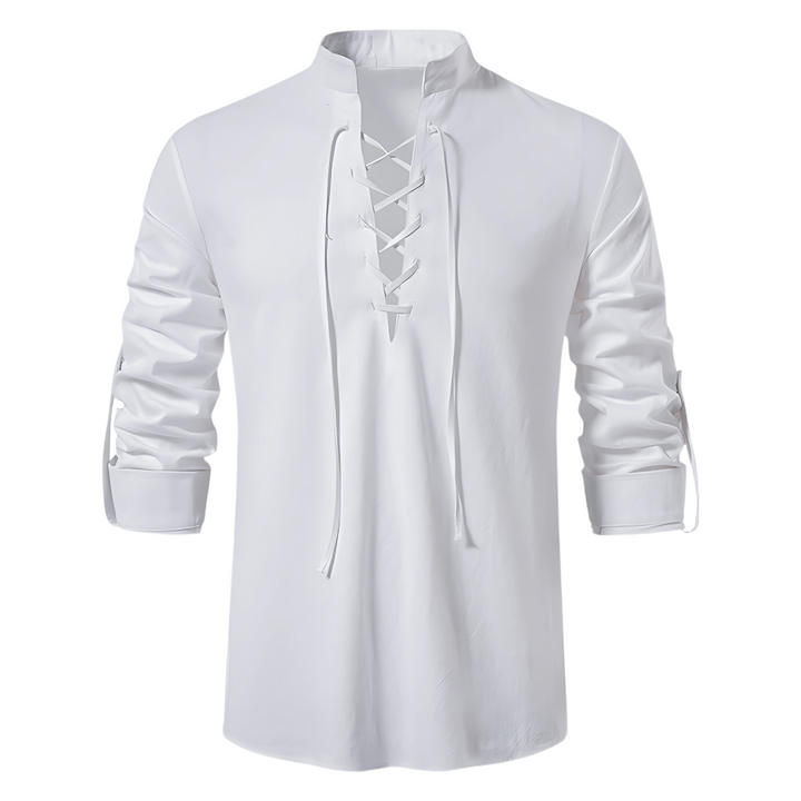 Ashton™ | Lace-Up Casual Shirt