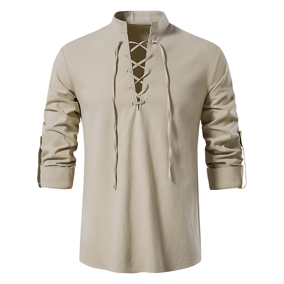 Ashton™ | Lace-Up Casual Shirt