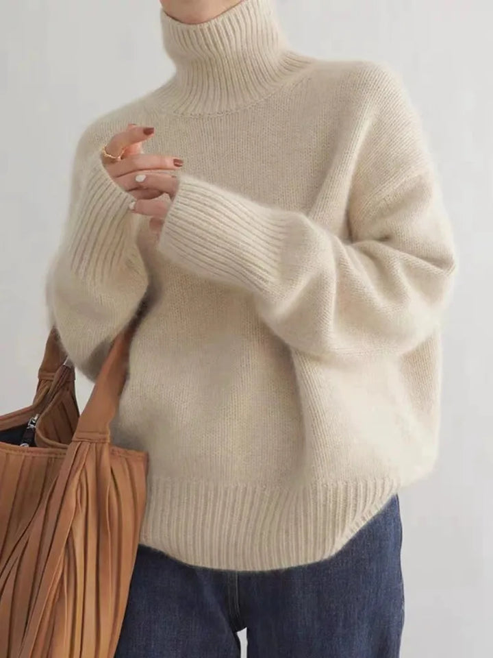 LINETTE - CASHMERE TURTLENECK SWEATER