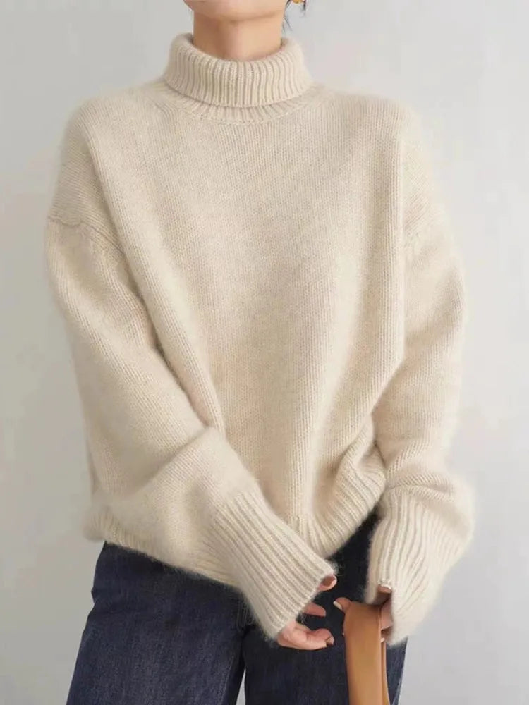 LINETTE - CASHMERE TURTLENECK SWEATER