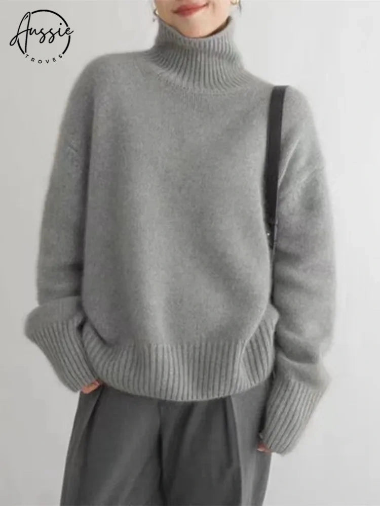 Linette | Cashmere Turtleneck Sweater