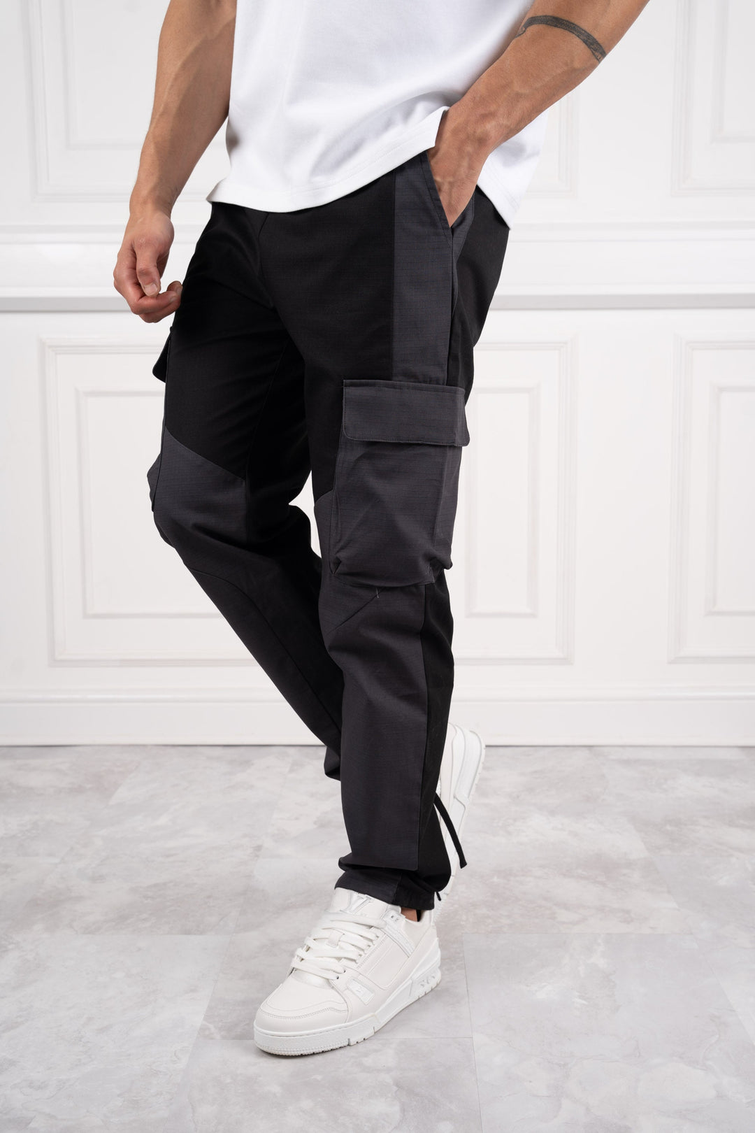 Terrain Panel Cargo Pants - Black/Charcoal