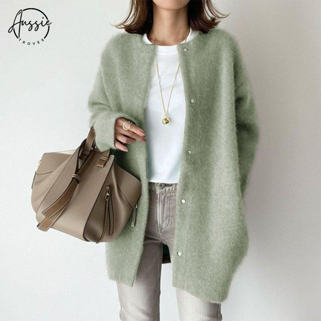 Saffie | Elegant Wool Cardigan