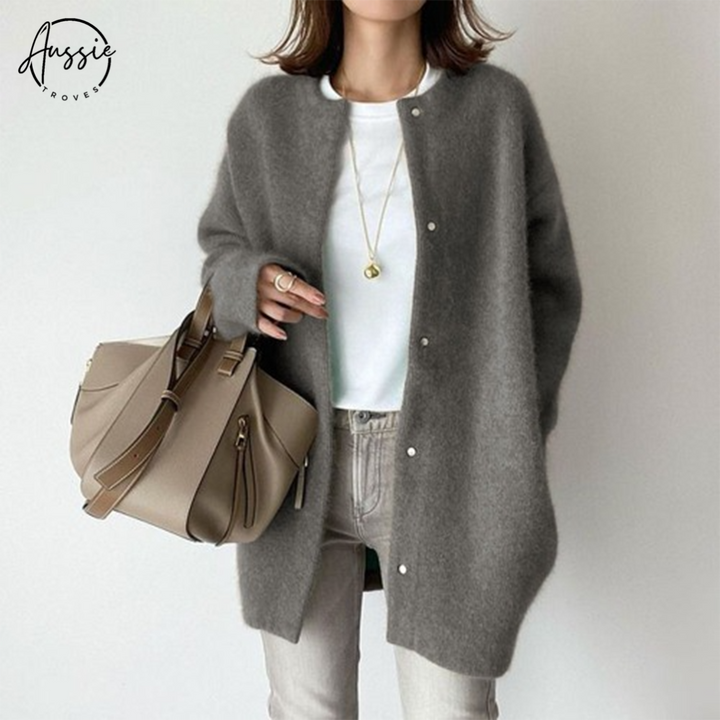 Saffie | Elegant Wool Cardigan