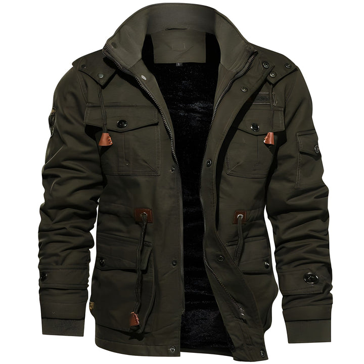 Neville - Military Jacket with Multiple Pockets