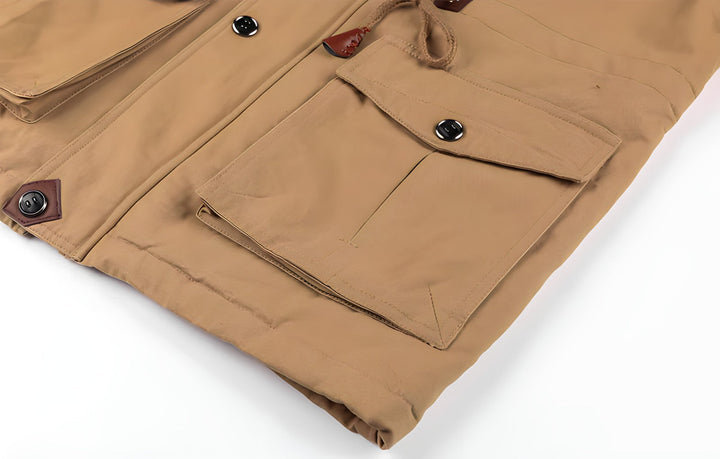 Neville - Military Jacket with Multiple Pockets