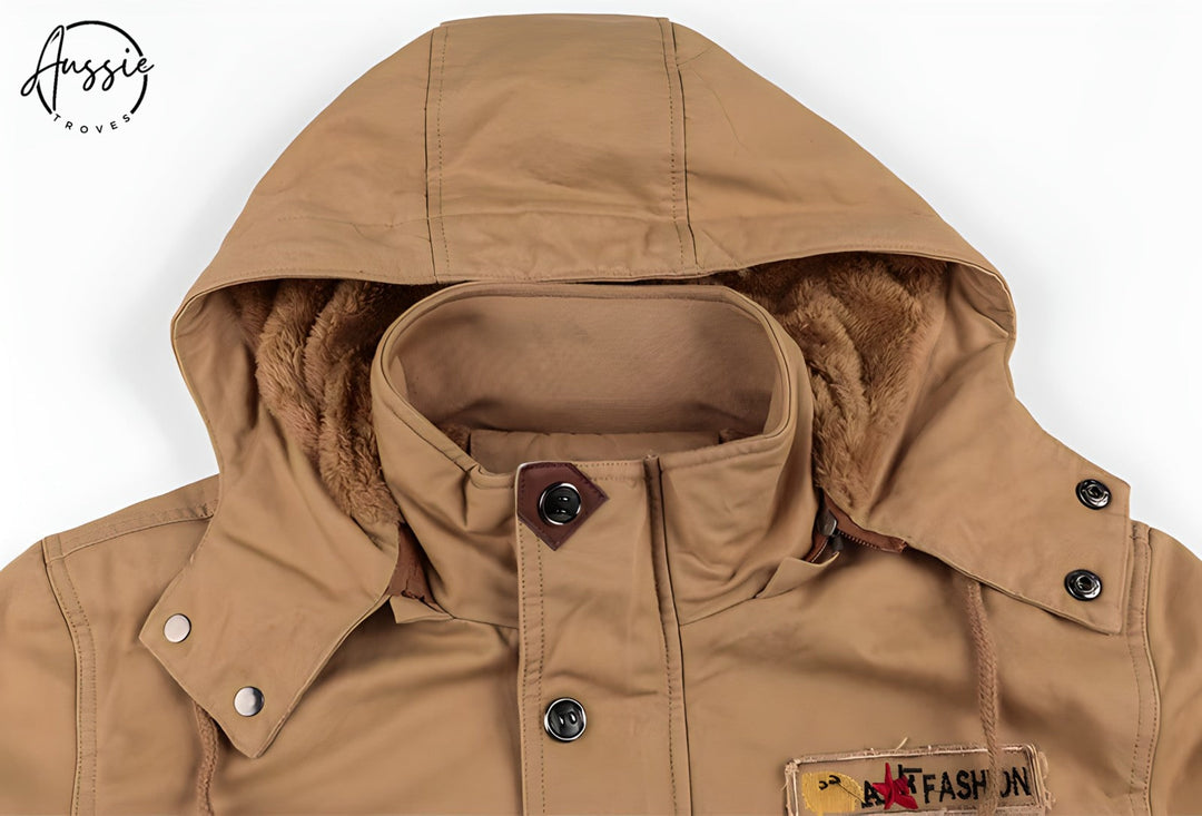 Neville Military Jacket with Multiple Pockets