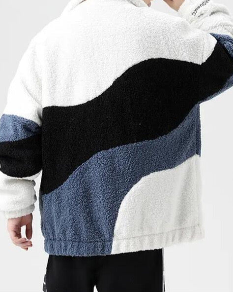 Fuzzy Retro Fleece Jacket