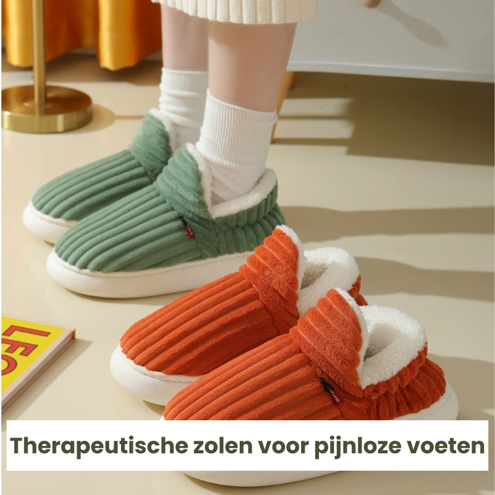 CozyComfort™ Therapeutic Fluffy Fleece Winter Slippers