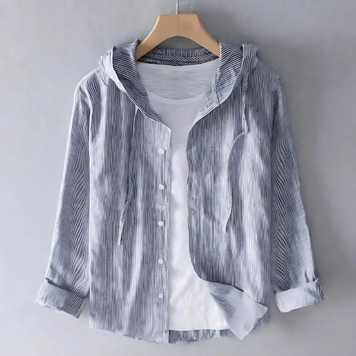 Linen Hooded Summer Shirt