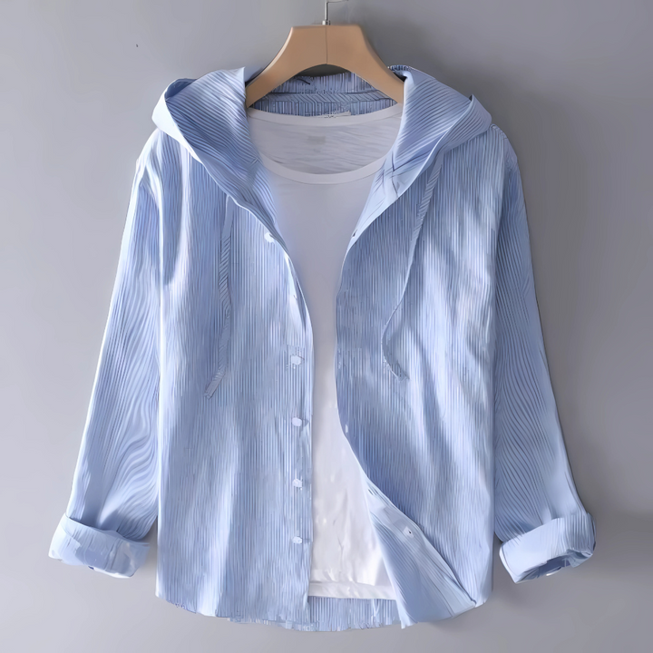 Linen Hooded Summer Shirt