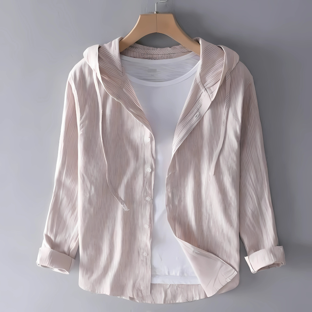 Linen Hooded Summer Shirt