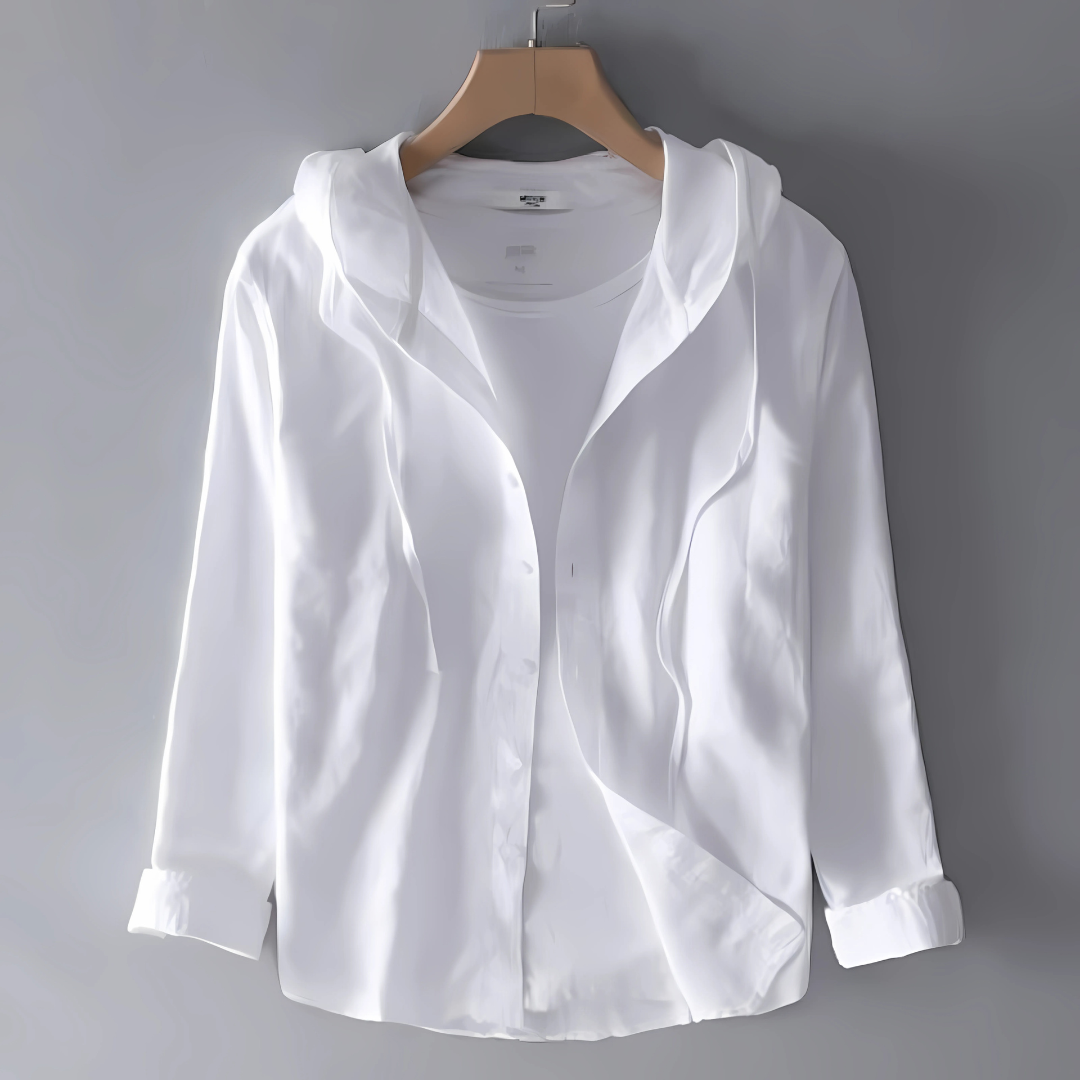 Linen Hooded Summer Shirt