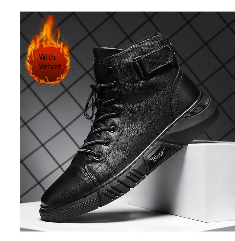 Davido - Robust black  men's boots