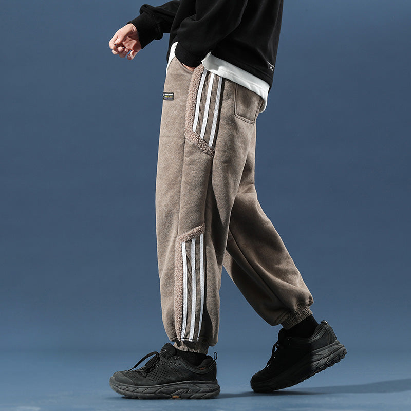 Strike Stripe Sherpa Joggers