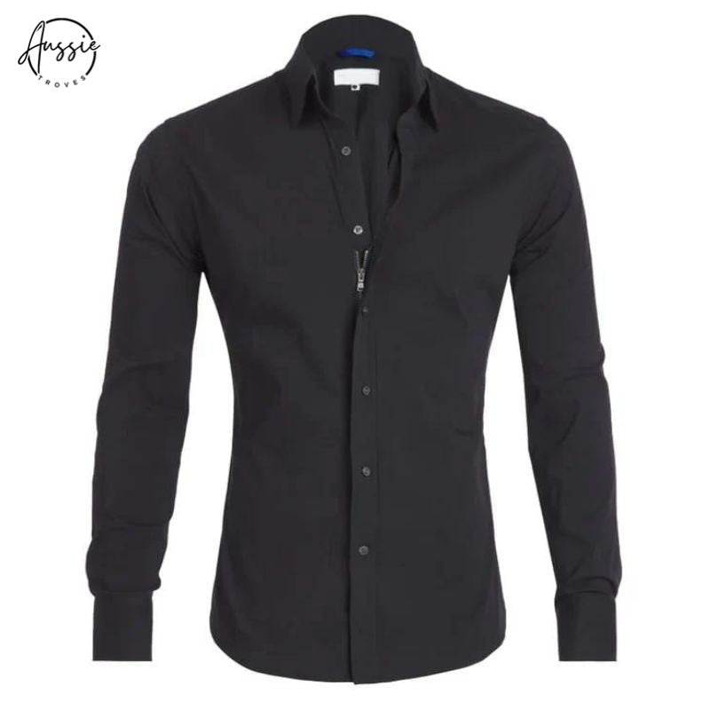 Executive | Wrinkle-Free Zip-Up Shirt