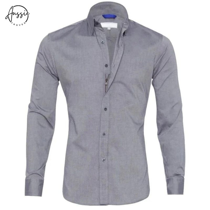 Executive | Wrinkle-Free Zip-Up Shirt