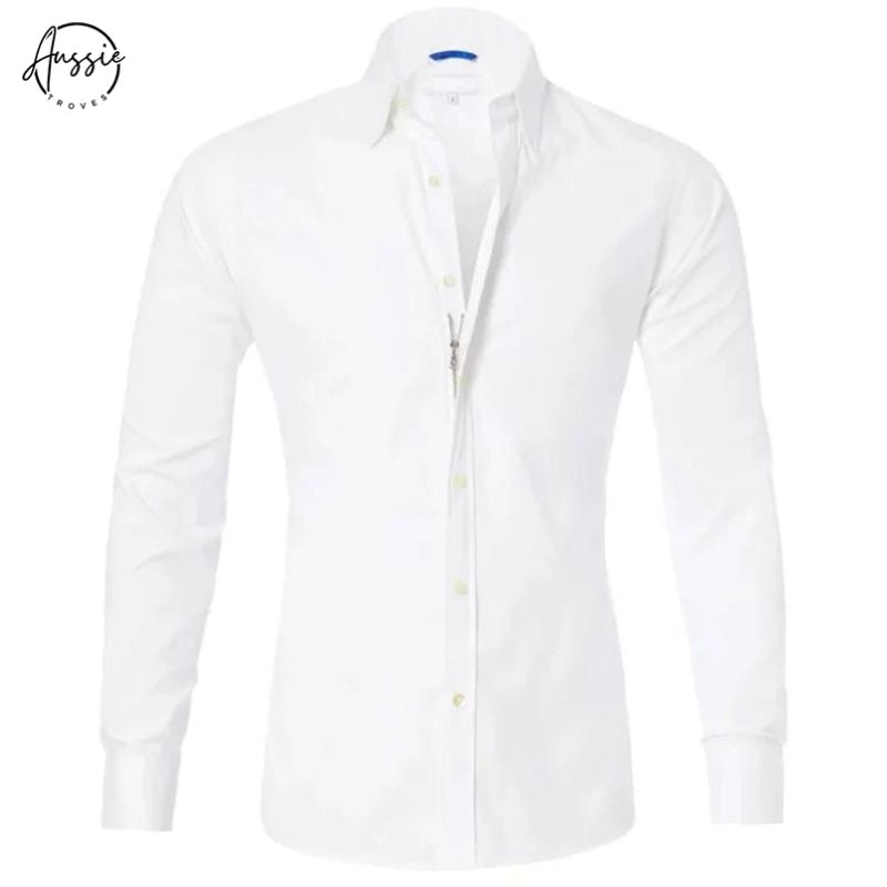 Executive | Wrinkle-Free Zip-Up Shirt