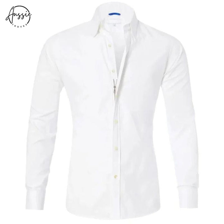 Executive | Wrinkle-Free Zip-Up Shirt