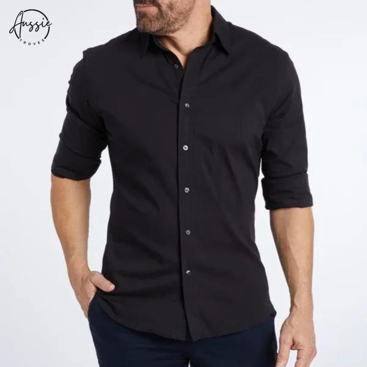 Executive | Wrinkle-Free Zip-Up Shirt