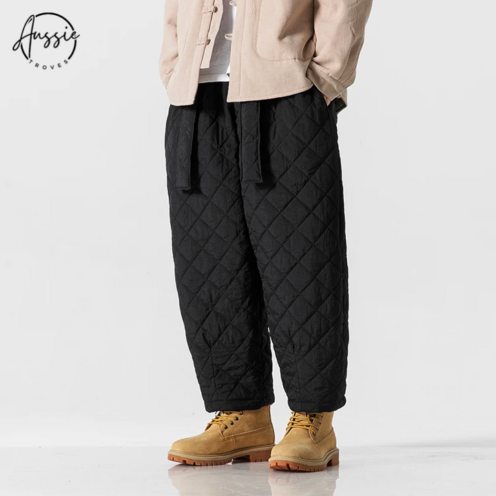 Quilted Soft Puffer Sweatpants