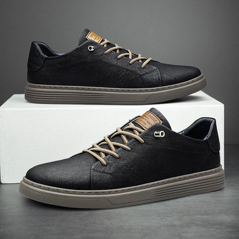 Stratford™ - Genuine Leather Sneakers