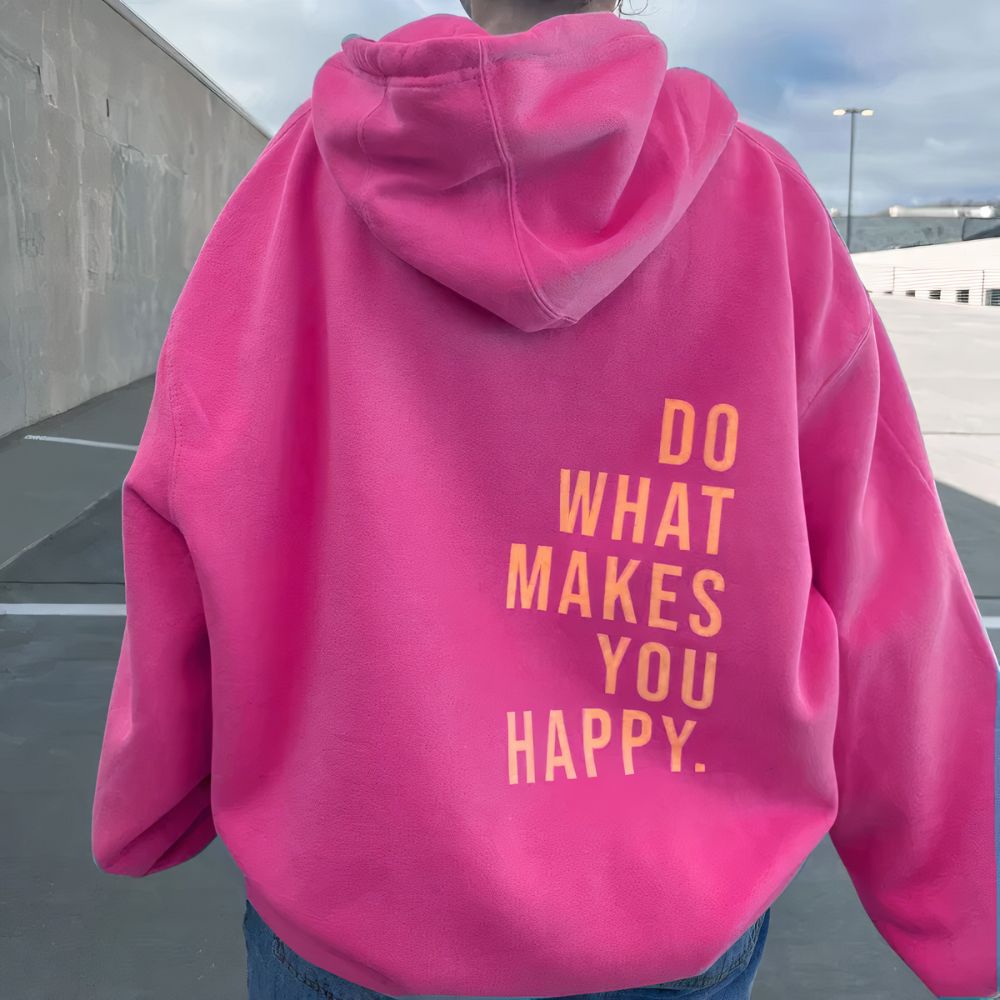 Happy - Stylish Hoodie