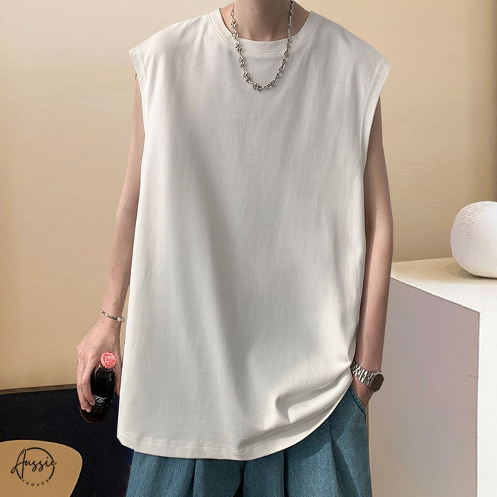 Ezra | Minimalist Sleeveless Tee