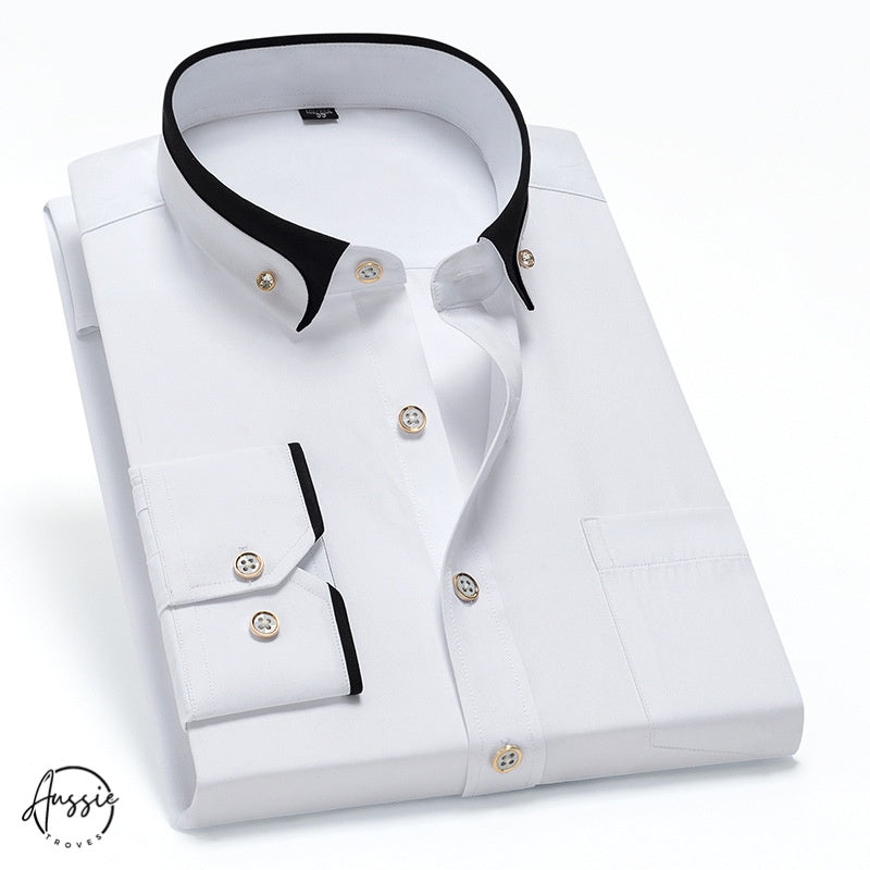 Kingston | Men’s Contrast Collar Dress Shirt