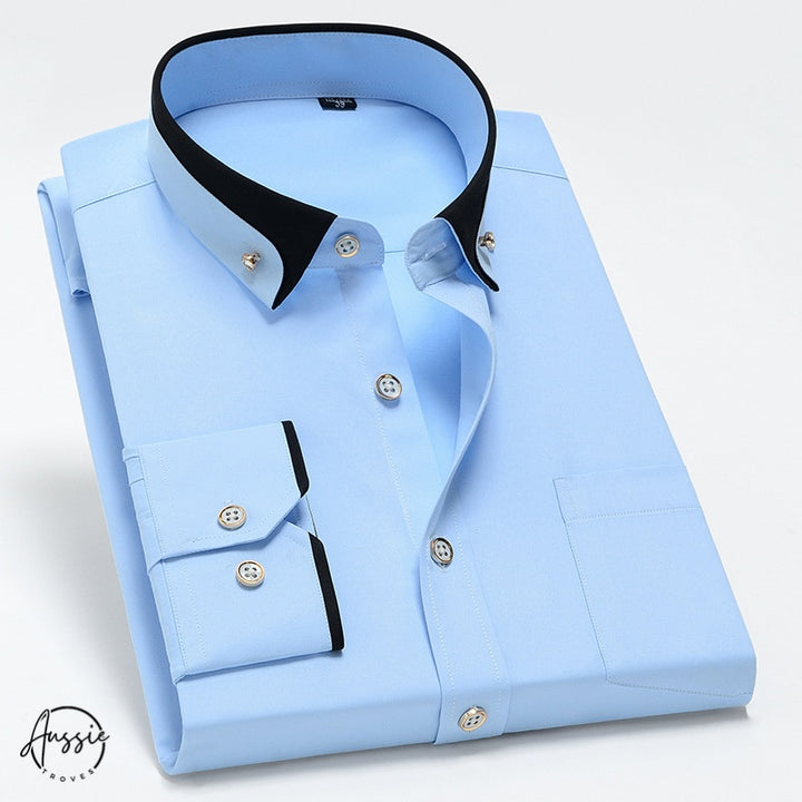 Kingston | Men’s Contrast Collar Dress Shirt