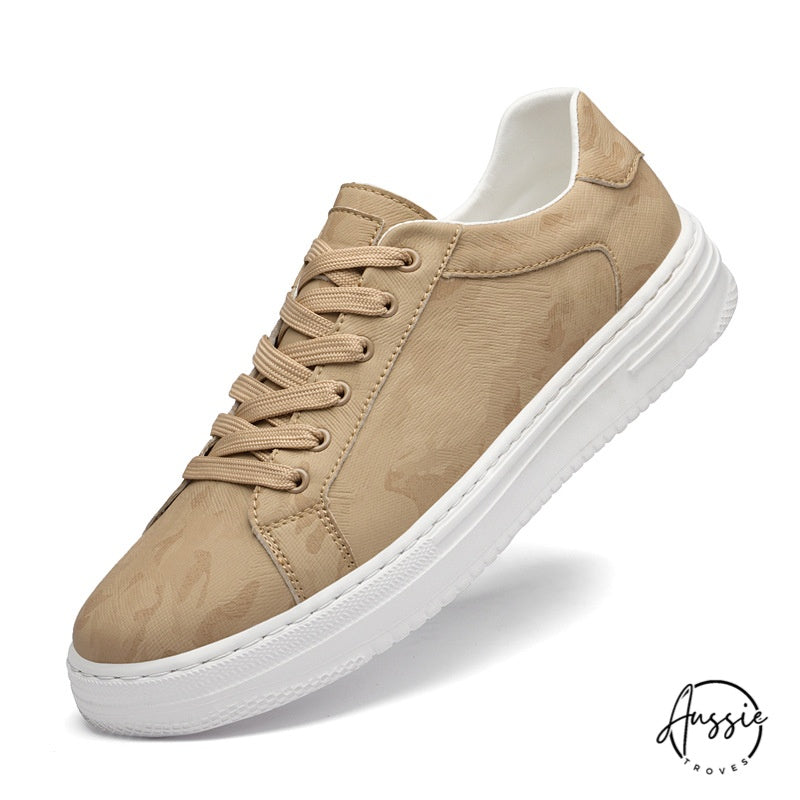 Veloce Luxe | Sleek Leather Sneakers