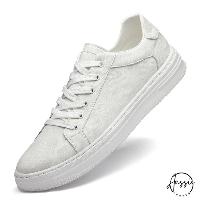 Veloce Luxe | Sleek Leather Sneakers