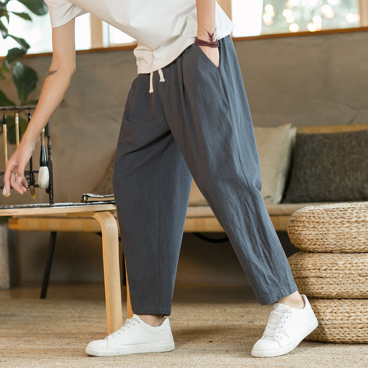 Heritage Linen-Blend Pants