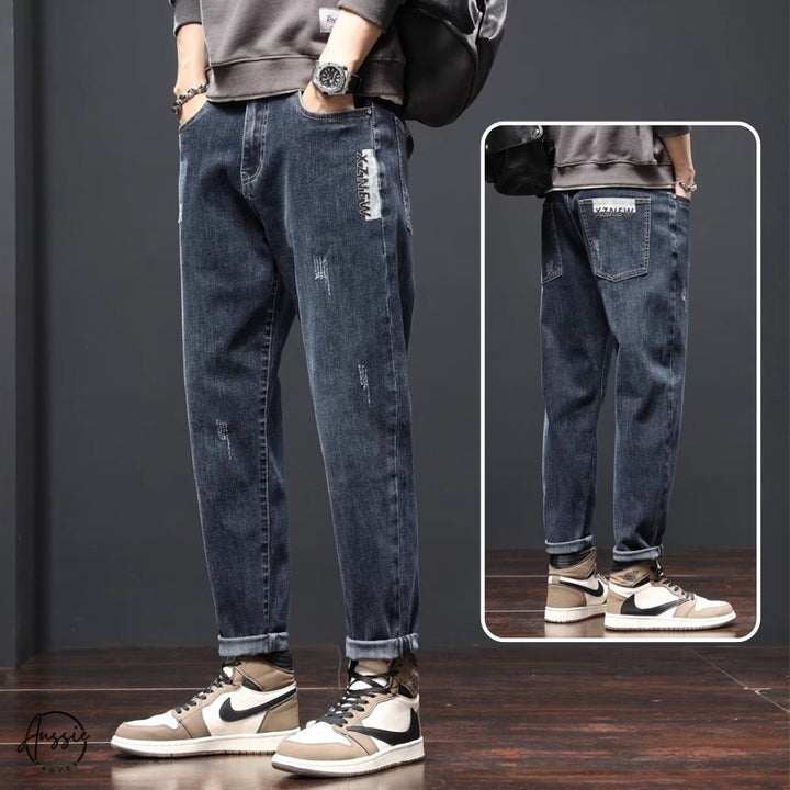 Ryder | Distressed Tapered Jeans