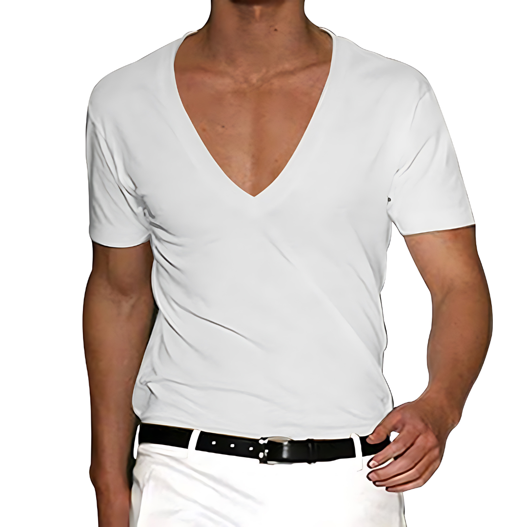 Enzo | Refined V-Neck Shirt