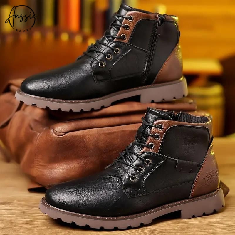 Skyline Explorer | Zip-Up Pilot Boots