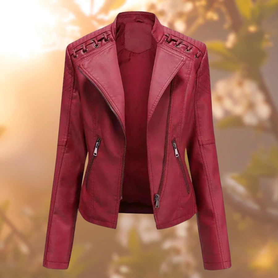 Nicole - Women's stylish leather jacket