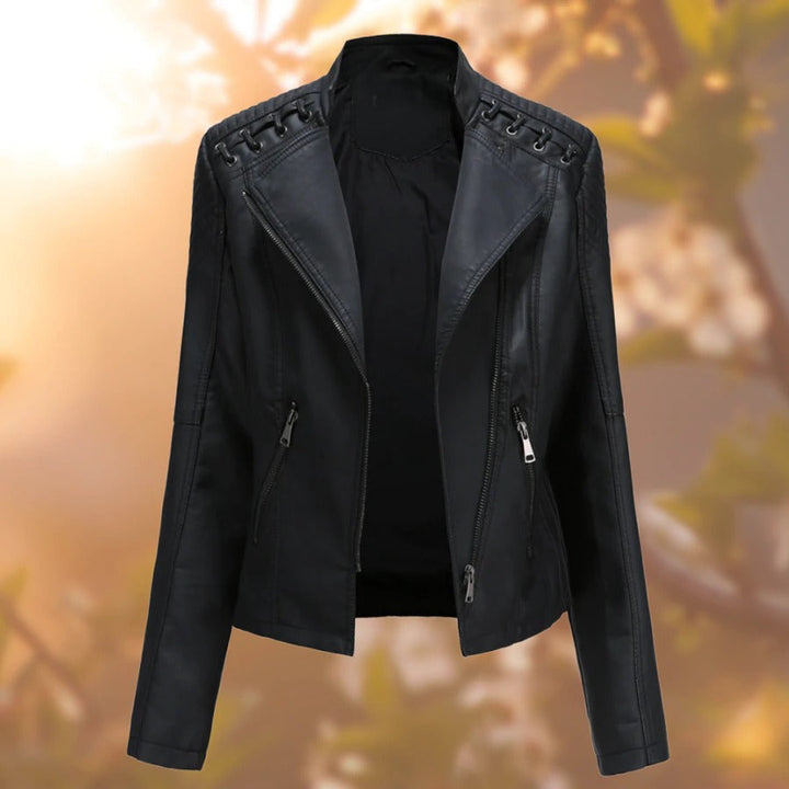 Nicole - Women's stylish leather jacket