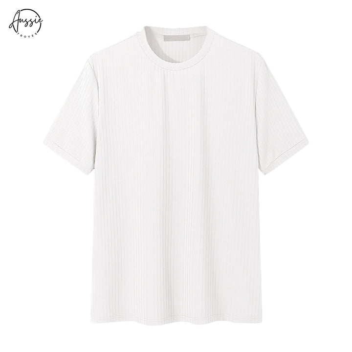 Vittorio | Ribbed Muscle Fit T-Shirt