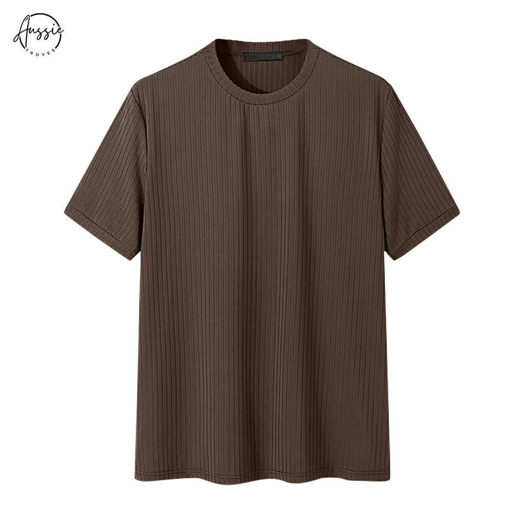 Vittorio | Ribbed Muscle Fit T-Shirt